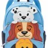Disney Loungefly Backpack - Disney Dogs - Blue
