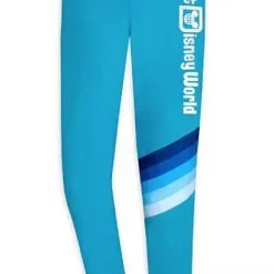 Disney Leggings For Women - Walt Disney World Stripe - Blue