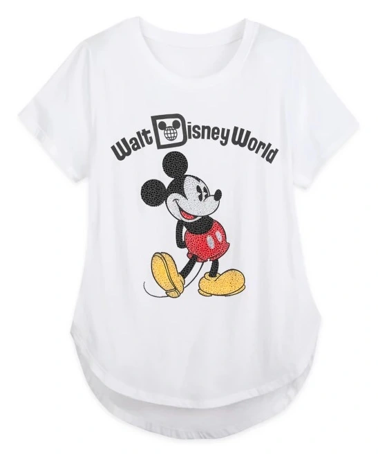 Disney Shirt For Women - Mickey Fashion - Walt Disney World - White 1 Disney Shirt For Women - Mickey Fashion - Walt Disney World - White