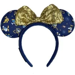 Disney Loungefly Ears Headband - 50th Anniversary - Mickey & Friends