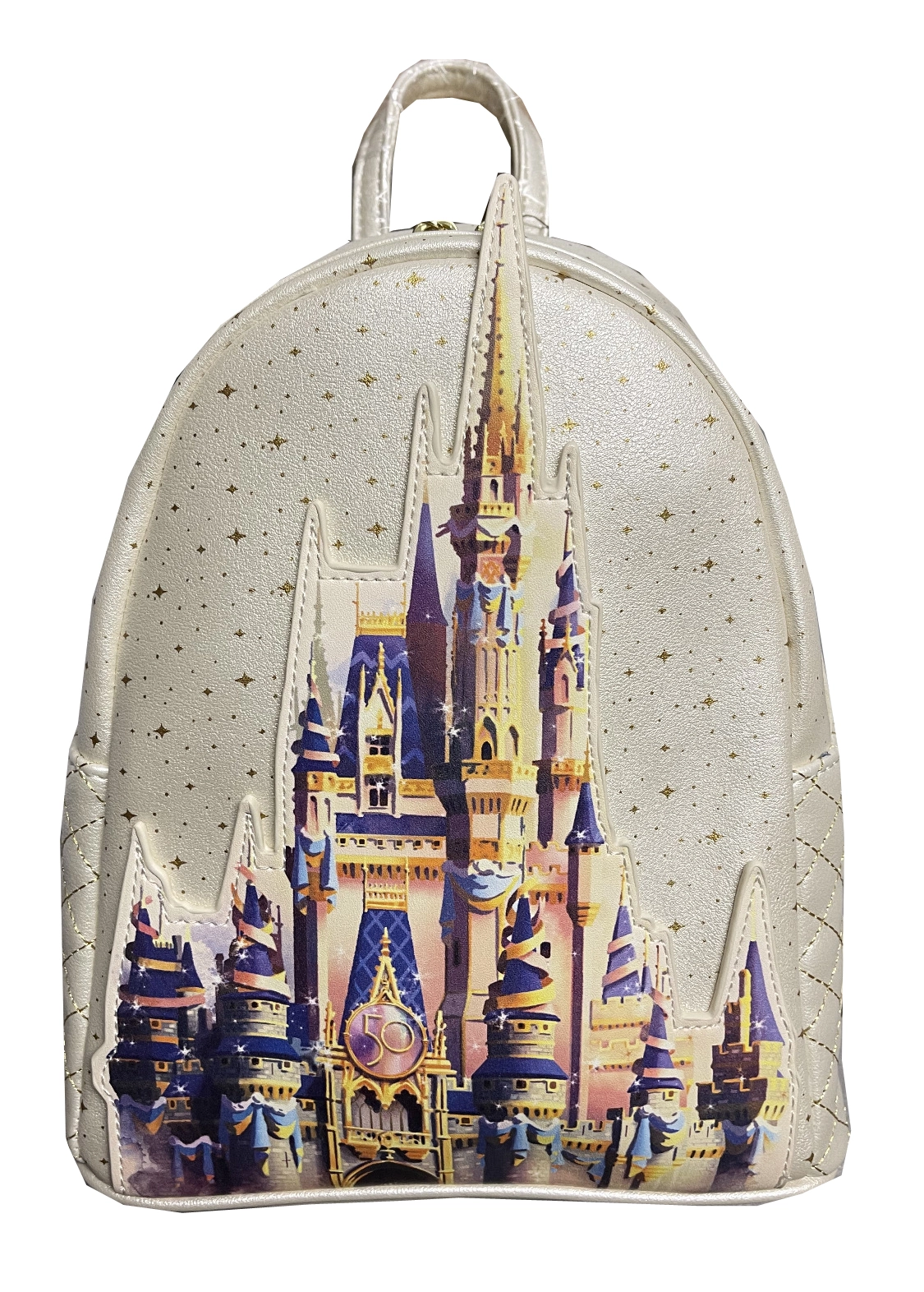 Disney Loungefly Backpack - 50th Anniversary - Cinderella Castle 1 Disney Loungefly Backpack - 50th Anniversary - Cinderella Castle