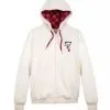 Disney Zip Up Hoodie For Women - Holiday Mickey - White