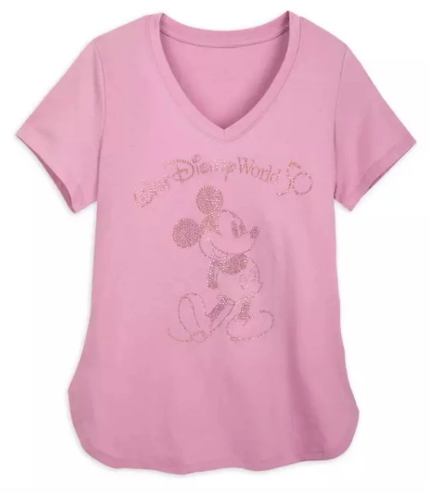 Disney Shirt For Women - 50th Anniversary - Mickey Earidescent 1 Disney Shirt For Women - 50th Anniversary - Mickey Earidescent