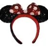 Disney Ears Headband - Minnie Mouse - Sequin Polka Dot Bow