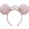 Disney Ears Headband - Princess Minnie With Tiara - Lilac