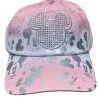 Disney Hat - Baseball Cap - Mickey Faces & Icons - Silver & Pink