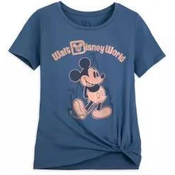 Disney Shirt For Women - 50th Anniversary - Mickey Mouse - Blue