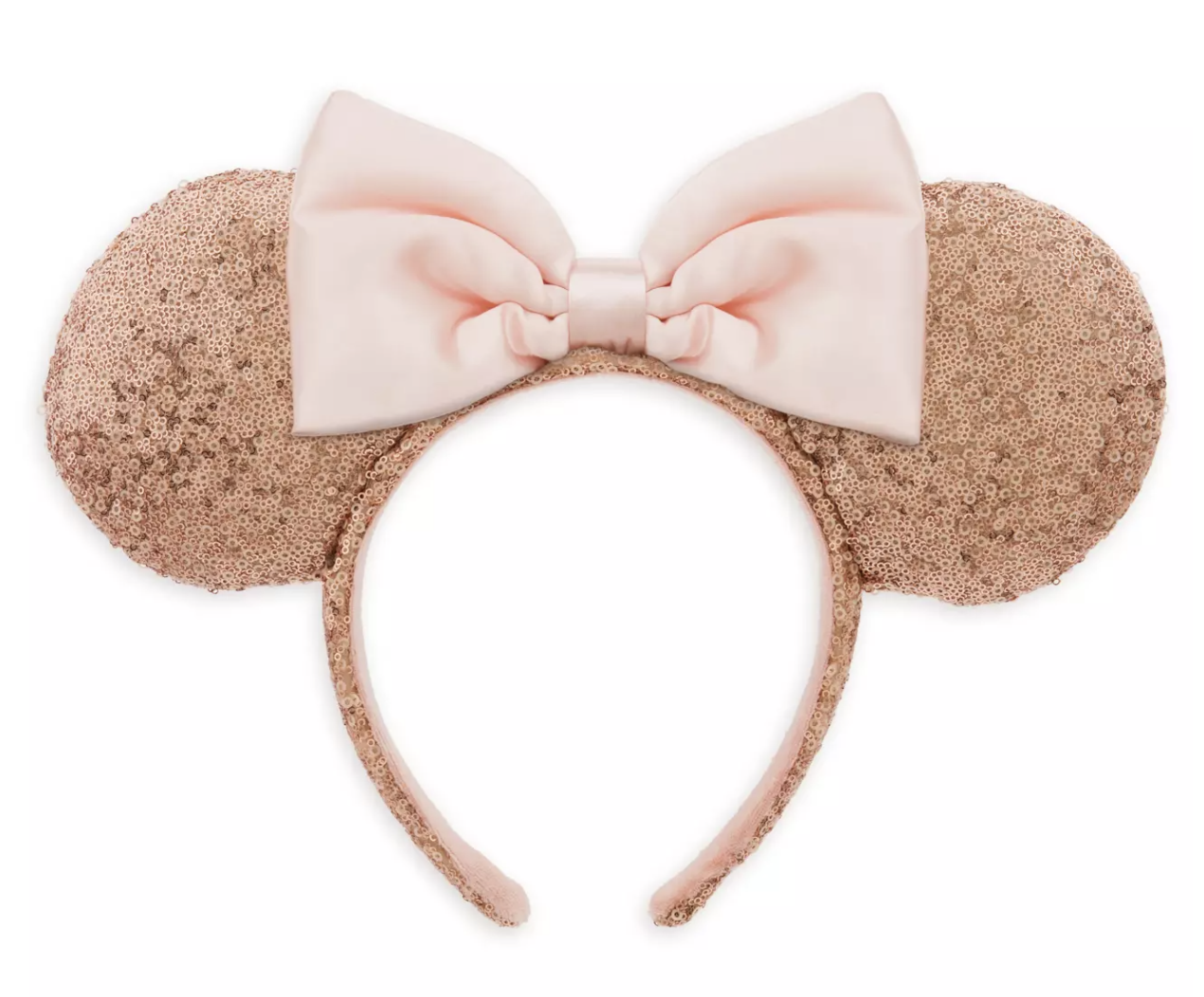 Disney Ears Headband - Minnie Mouse - Rose Gold & Pink 1 Disney Ears Headband - Minnie Mouse - Rose Gold & Pink