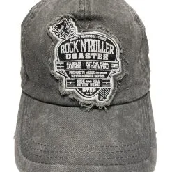 Disney Hat - Baseball Cap - Rock N Roller Coaster - Grey
