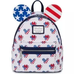 Disney Loungefly Backpack - Mickey And Minnie Americana