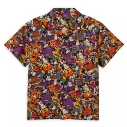 Disney Button Up Shirt For Adults - 2022 Halloween - Mickey & Friends
