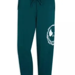 Disney Sweatpants For Adults - Jack Skellington - Green