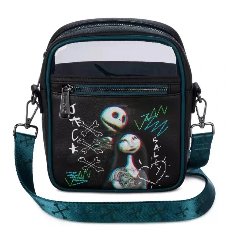 Disney Loungefly Crossbody Bag - Jack Skellington And Sally 1 Disney Loungefly Crossbody Bag - Jack Skellington And Sally