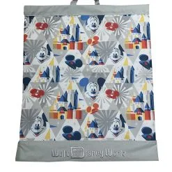 Disney Drawstring Bag - Mickey Mouse And Castle - Gray