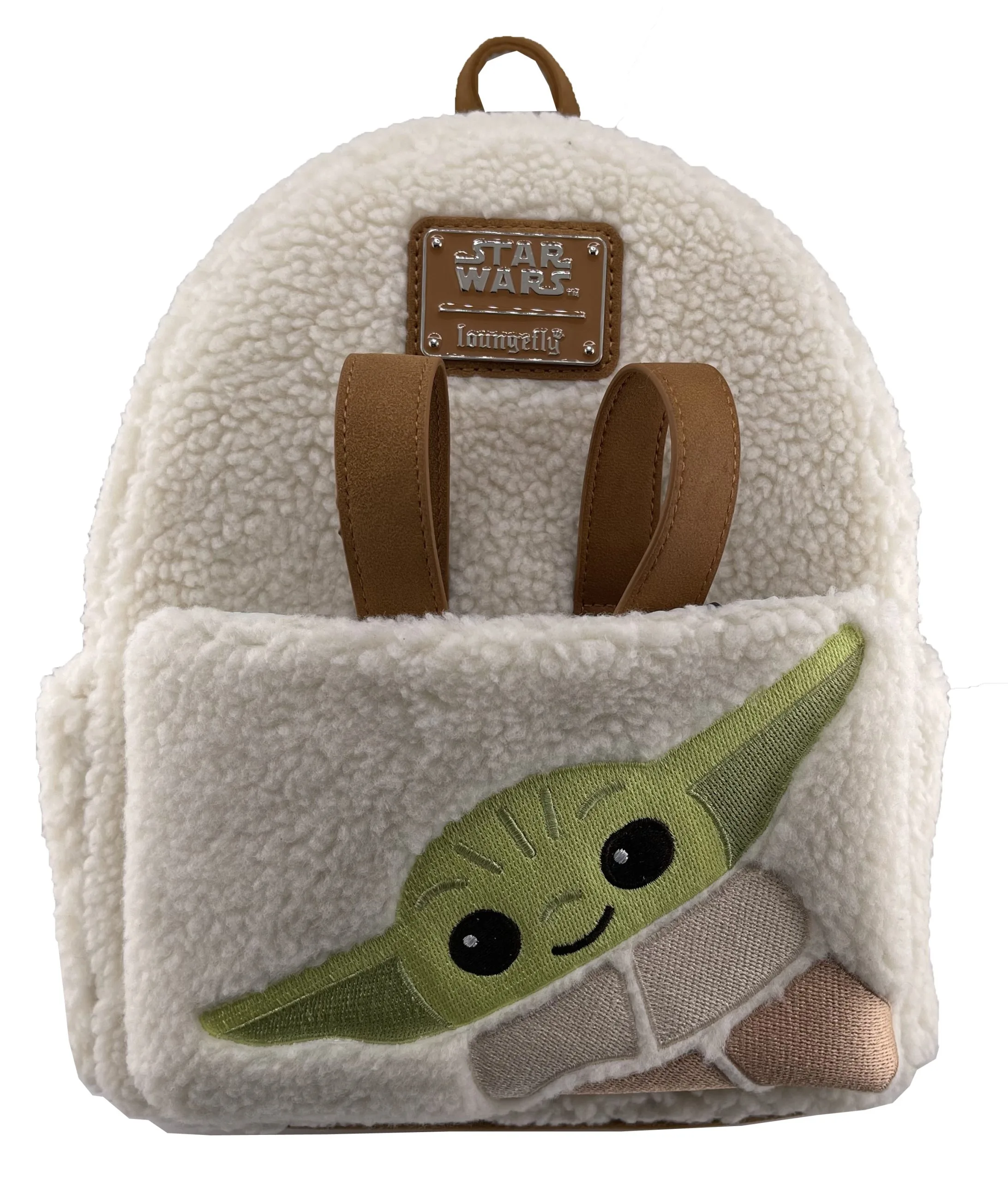 Disney Loungefly Backpack - Fuzzy Yoda - Star Wars 1 Disney Loungefly Backpack - Fuzzy Yoda - Star Wars