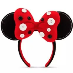 Disney Ears Headband - Minnie Mouse Button Bow