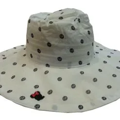 Disney Sun Hat For Women - Minnie Mouse Polka Dots - Black And White