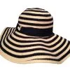 Disney Sun Hat For Women - Mickey Mouse Striped - Blue And White