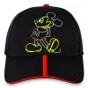 Disney Hat - Baseball Cap - Mickey Mouse 80s Flashback - Black